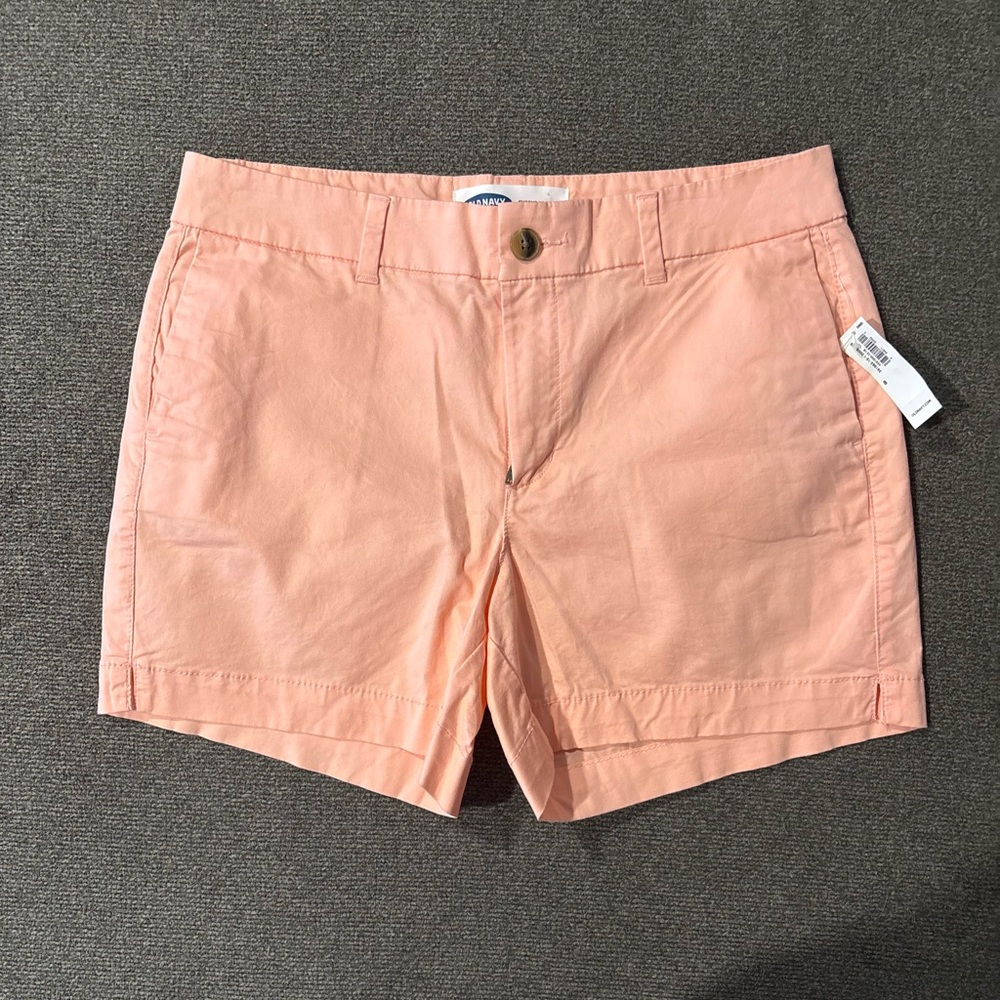 Old Navy Pink Bermuda Shorts Casual Cotton Blend